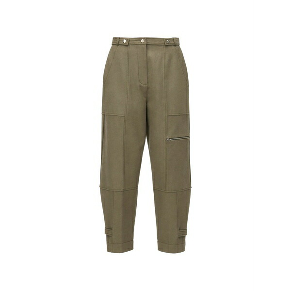 スリーワンフィリップリム レディース 心地よいズボン下 ボトムス Satin piping tapered trousers Neutrals