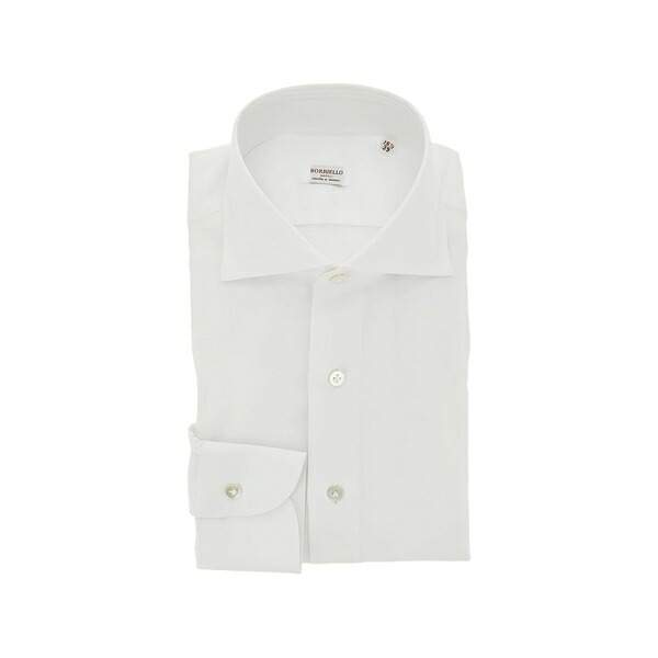 ボリエッロ メンズ ティーシャツ トップス Spread-collar button-up shirt White