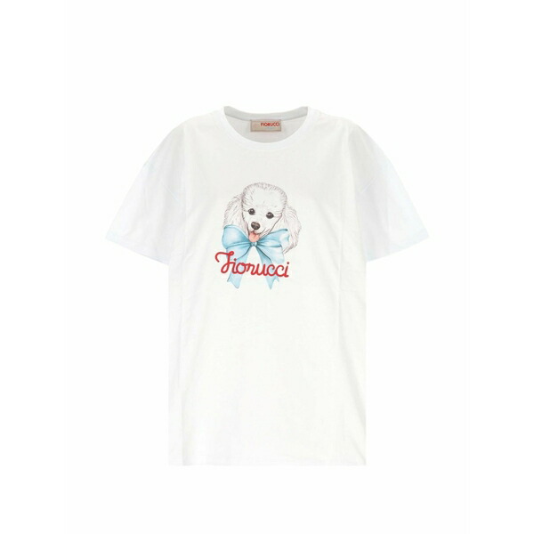 フィオルッチ レディース 衣裳 トップス Graphic-print t-shirt dress White