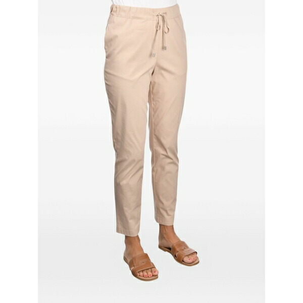 グランサッソ レディース 心地よいズボン下 ボトムス Drawstring trousers Neutrals