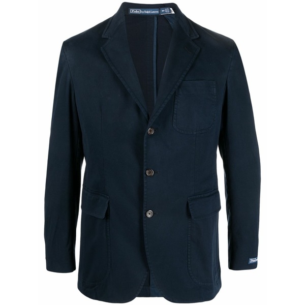 ラルフローレン メンズ 上衣＆上衣 アウター Notched-lapel single-breasted blazer Blue
