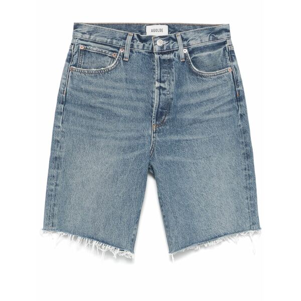 アゴルド レディース ジーンズズボン下 ボトムス 90￠´s denim shorts  Blue