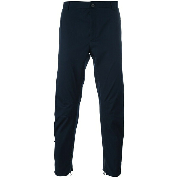 ランバン メンズ 心地よいズボン下 ボトムス Slim-fit biker pants Blue