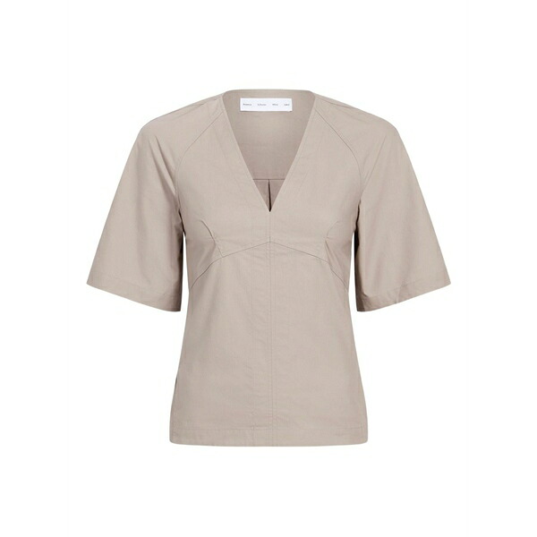 プロエンザ スクーラー 白いこと 付け紙 レディース プルオーバー トップス Lilian tie-waist top Neutrals
