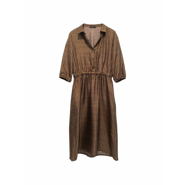 ラウラ ウルビナーティ レディース 衣裳 トップス Paisley-print elasticated-waist dress Brown