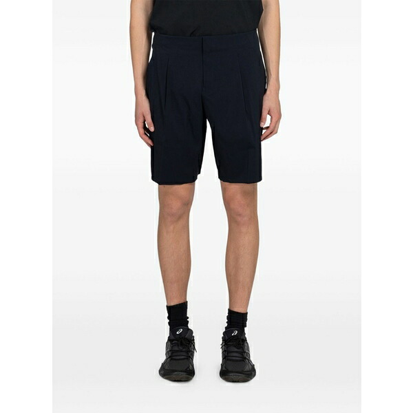 アークテリクス メンズ 心地よいズボン下 ボトムス Indisce pleated shorts Black