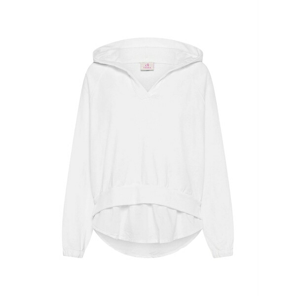 デハ レディース パーカー・スウェットシャツ アウター Organic cotton hoodie White