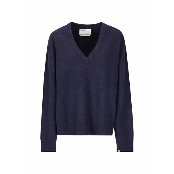 エクストリームカシミア レディース 編み物\u0026スウェーター アウター N￠°457 jack v-neck sweater Blue