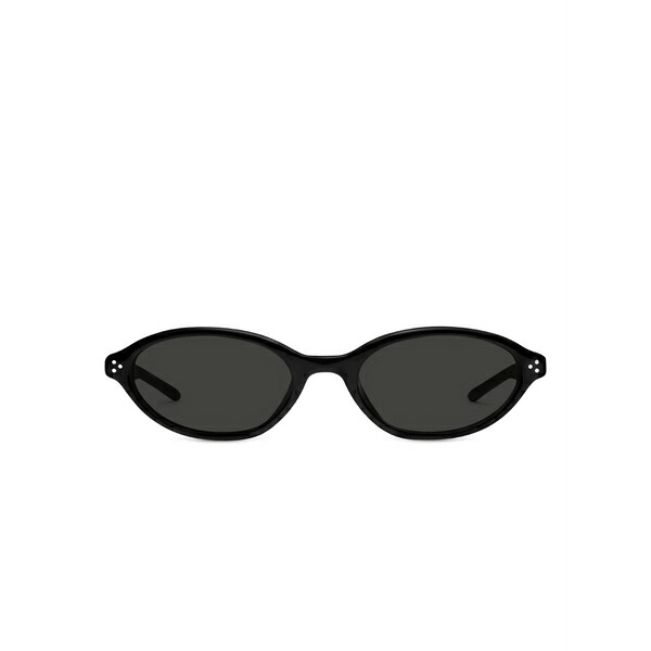 ジェントルモンスター メンズ サングラス・アイウェア 付属物 La cha 01 oval-frame sunglasses Black