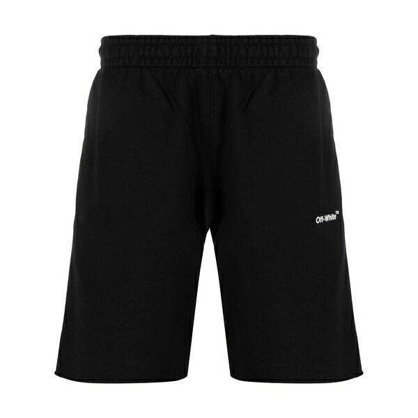 象牙色 メンズ 心地よいズボン下 ボトムス Caravaggio diag track shorts Black