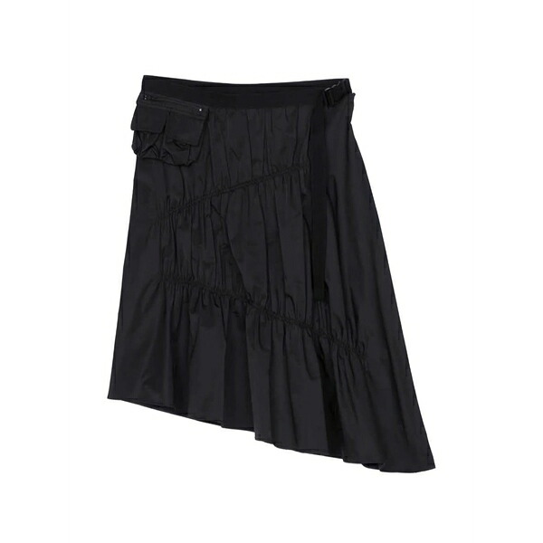 スリーワンフィリップリム レディース スコート ボトムス Ruffles pocket-detail asymmetric skirt Blue