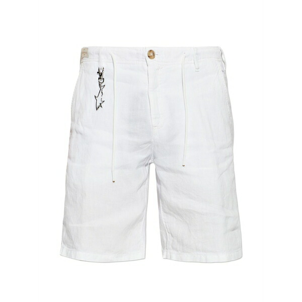 ポールアンドシャーク メンズ 心地好いズボン下 ボトムス Drawstring shorts White