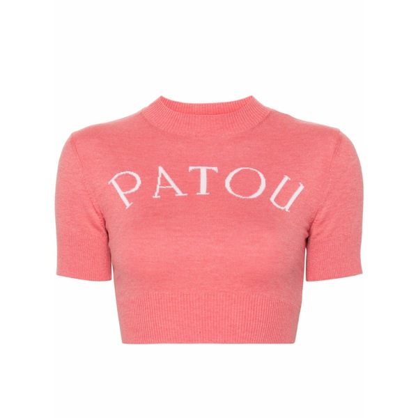 ジャンパトゥ レディース ニット&セーター アウター Intarsia-knit top Pink｜asty