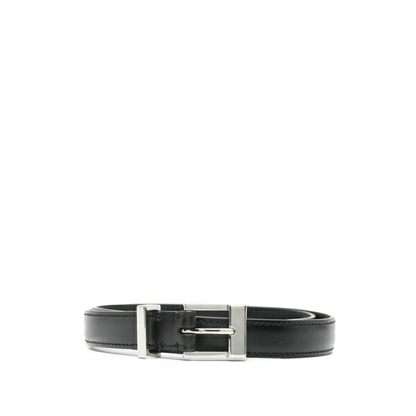 紙凧 レディース 三尺帯 付属物 Manhattan leather belt  Black