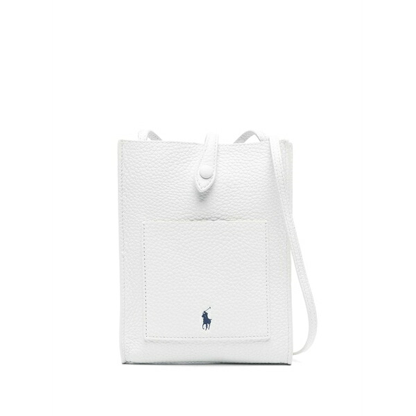 ラルフローレン レディース ショルダーバッグ 御徒面子 Leather crossbody bag White
