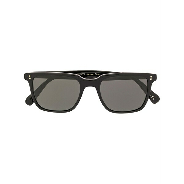 オリバーピープルズ メンズ サングラス・アイウェア 付属物 Lachman sun square-frame sunglasses Black