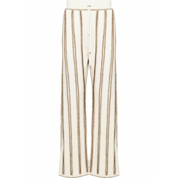 アミリ メンズ カジュアルパンツ ボトムス Flared striped track pants Neutrals｜asty