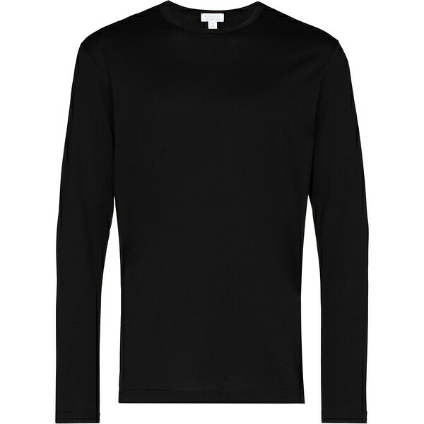 サンスペル メンズ Tシャツ トップス Long sleeve t-shirt Black|asty