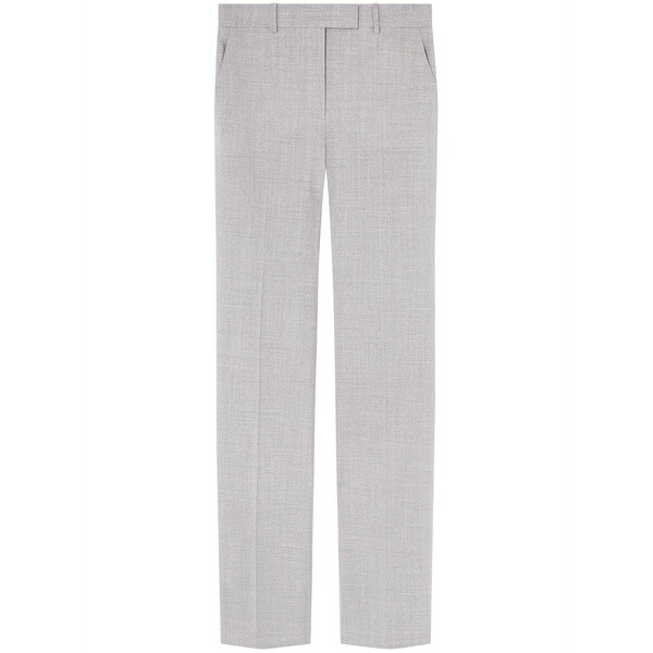 ヴェルサーチ レディース カジュアルパンツ ボトムス Tailored straight-leg trousers Grey|asty