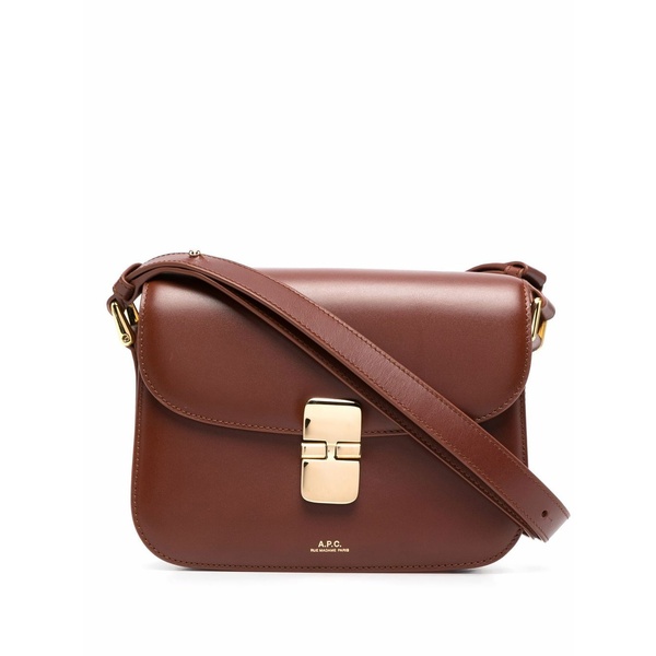 アーペーセー レディース ショルダーバッグ 御徒面子 Small grace shoulder bag Brown
