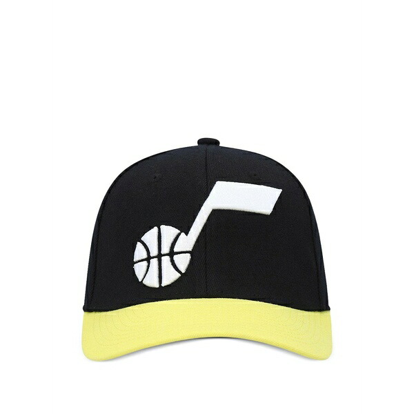 ミッチェル&ネス メンズ 帽子 アクセサリー Nba utah jazz two-tone team cap Black｜asty