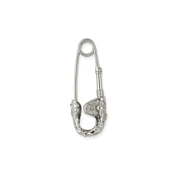 エマニュエレ ビコッキ メンズ ピアス・イヤリング 付属物 Arabesque sterling-silver pin earring Silver