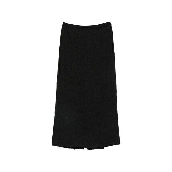 マスナダ レディース スカート ボトムス Slit skirt Black｜asty