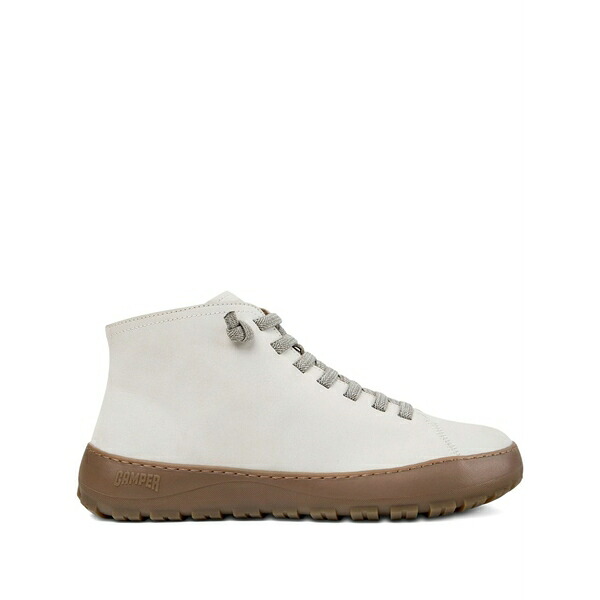 カンペール レディース ブーツ シューズ Lace-up leather boot sneakers Neutrals ブーツ-エンジニア-靴