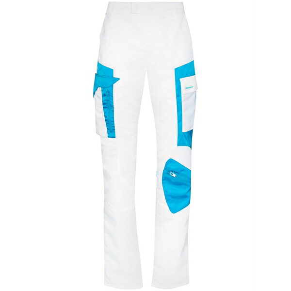 ミスビヘイブ レディース カジュアルパンツ ボトムス The technical colour-block performance trousers White｜asty