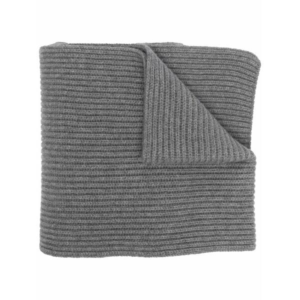 マロ メンズ えり巻き・袈裟・えり巻き 付属物 Ribbed cashmere scarf Grey