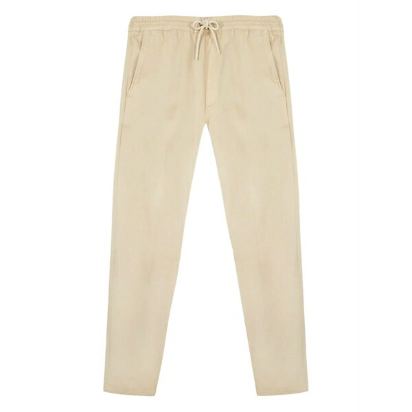 メゾンラビッシュ メンズ カジュアルパンツ ボトムス Drawstring trousers Neutrals｜asty
