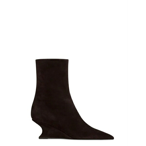 パリテキサス レディース ブーツ シューズ 50mm nina suede ankle boots Brown｜asty