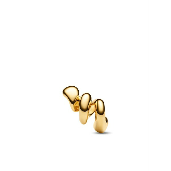 マリア ブラック レディース ピアス＆イヤリング アクセサリー Coil crawler earring Gold｜asty