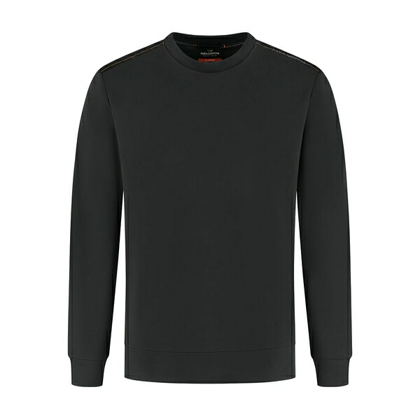 パラジャンパーズ メンズ パーカー・スウェットシャツ アウター Crew-neck sweatshirt Black メンズファッション-トップス
