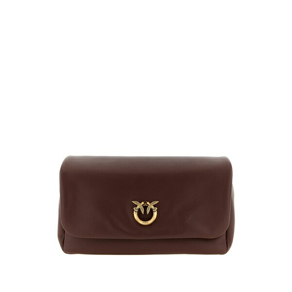 ピンコ レディース ショルダーバッグ 御徒面子 Click soft classic cross body bag Red