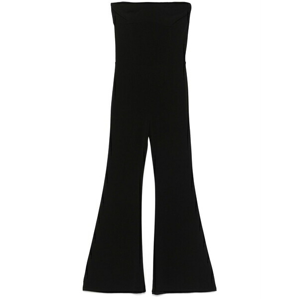 パトリツィア ペペ レディース ワンピース トップス Jersey jumpsuit Black|asty