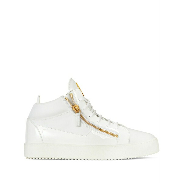 ジュゼッペザノッティ メンズ スニーカー シューズ Kriss leather mid-top sneakers White