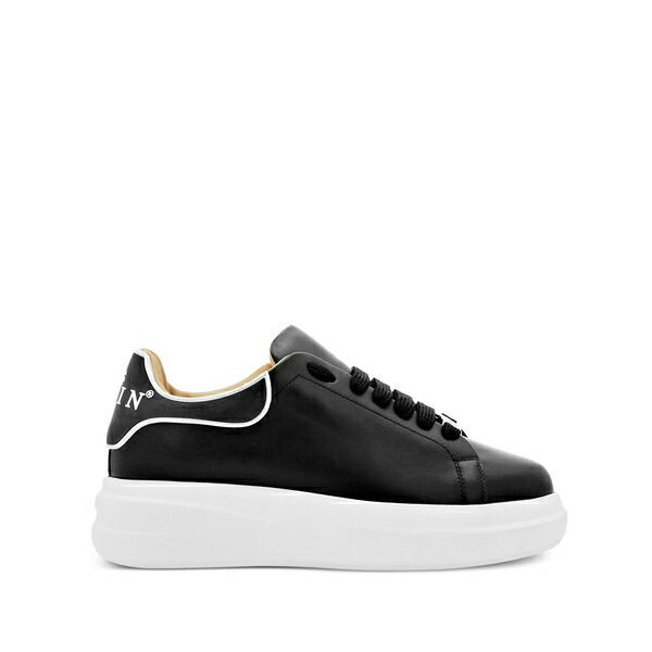 フィリップ飾り気の無い メンズ スニーカー シューズ Megastar low-top sneakers Black