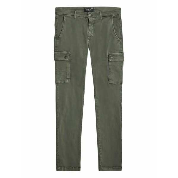 リプレイ メンズ デニムパンツ ボトムス Cargo-pockets jeans Green
