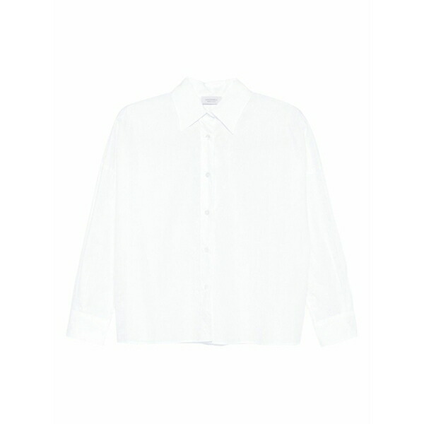 マッザレッリ レディース シャツ トップス Button-down cotton shirt White｜asty