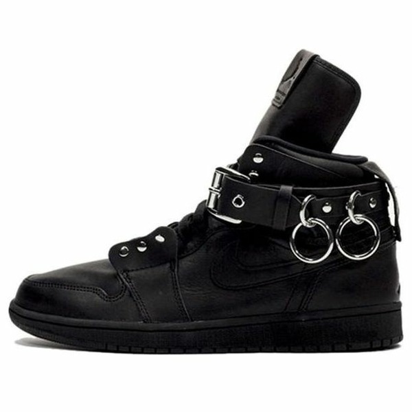 Air Jordan ジョーダン メンズ スニーカー  【Air Jordan 1 Retro Strap High x COMME des GARCONS Black CN5738-001】  サイズ US_7.5(25.5cm)