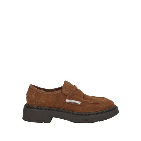 【送料無料】 アッシュ レディース スリッポン・ローファー シューズ Loafers Brown