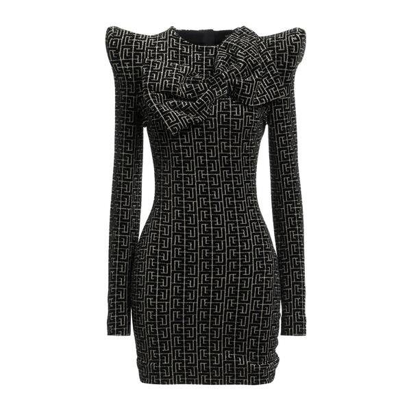 【送料無料】 バルマン レディース ワンピース トップス Mini dresses Black|asty