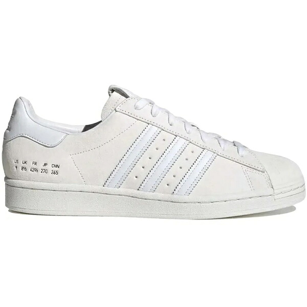 adidas アディダス メンズ スニーカー  【adidas Superstar Premium Size Tag Off White】  大きさ US_7(25.0糎) Supplier Color/Cloud White/Off White