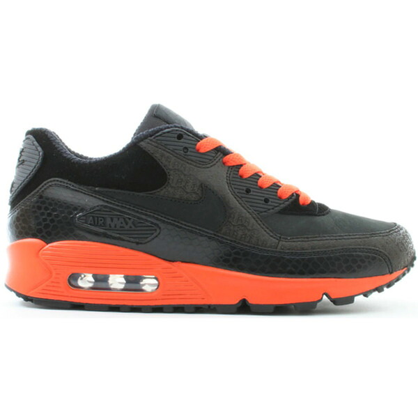 Nike ナイキ メンズ スニーカー  【Nike Air Max 90 Powerwall Black Orange】  サイズ US_M_4.5 Black/Black-Orange Blaze