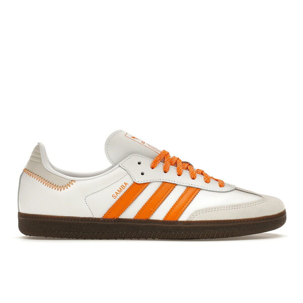 adidas アディダス レディース スニーカー 【adidas Samba OG Cloud White Orange (Women's)】 サイズ US_5(22.0cm) Cloud White/Eqt Orange/Off White