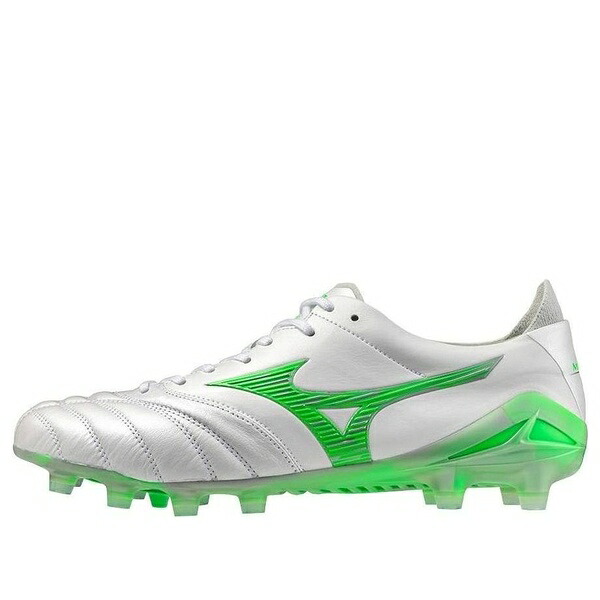 Mizuno ミズノ メンズ スニーカー  【Mizuno Morelia Neo IV Made in Japan FG Frontier Pack White Green Gecko P1GA253037】  サイズ US_6(24.0cm)
