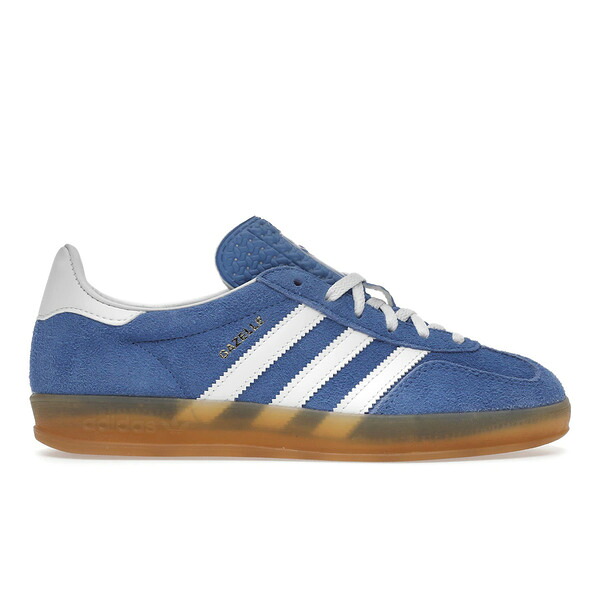 adidas アディダス レディース スニーカー  【adidas Gazelle Indoor Blue Fusion Gum (Women\u0027s)】  大きさ US_7.5(24.5糎) Blue Fusion/Footwear White/Gold Metallic