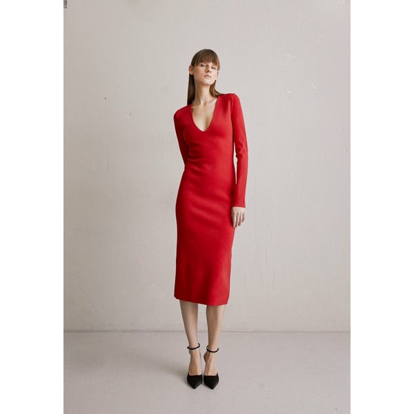 国産原料100% ヴィクトリア ベッカム ワンピース トップス レディース Midi dresses Red - 通販 - upsworldwide.org