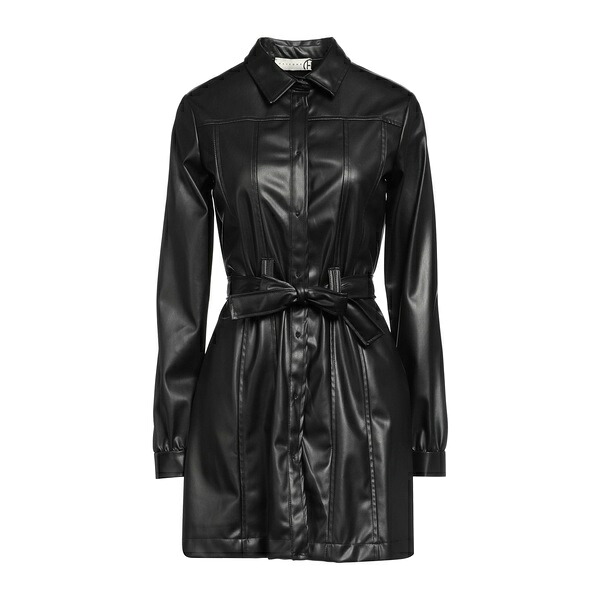 【送料無料】 ハブワン レディース ワンピース トップス Mini dresses Black